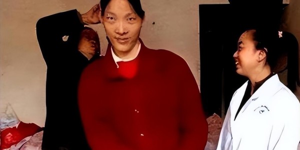 九游体育官网-世界第一女巨人来自中国安徽，穿78码的鞋子，一顿饭吃六碗炒面